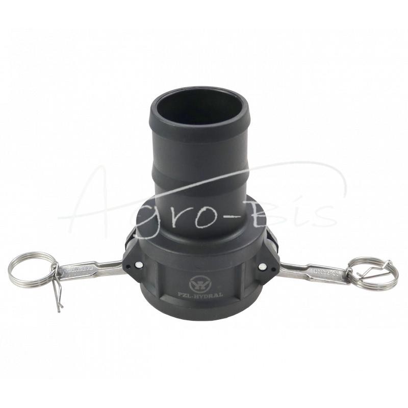 „Camlock“ jungties lizdas, C tipo, polipropilenas, PP, 2 1/2" x 63 mm, PZL HYDRAL - ZCPC63H