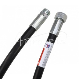 Hidraulinės žarnos sriegis M22x1,5 tiesus L-800mm DN12-1SN 7214/07-082/0 , 7214/07-083/0 Cyklop 16MPa PZL HYDRAL - AB-13-800/1