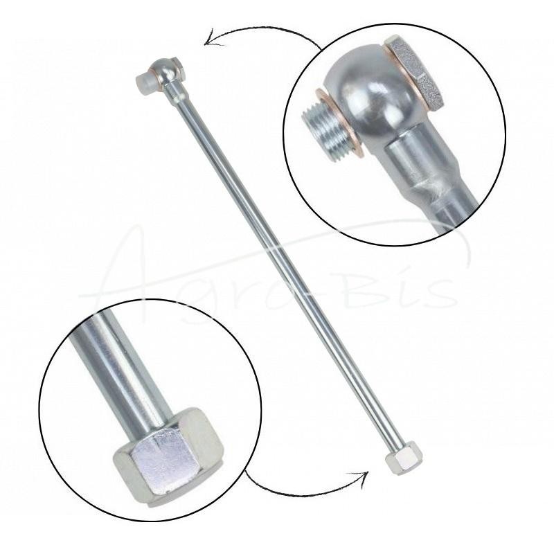 Tiesus vamzdis FI-15 su 18 mm kilpa, ilgis 400 mm HYDRAL - L-400.15PH