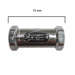 Tiesus uždaromasis atbulinis vožtuvas, 22x1,5 vidinis sriegis, maks. slėgis 22MPa, ARCHIMEDES - 434014000AA