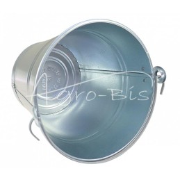 Cinkuotas kibiras, storis 0,7 mm, 12 l, skersmuo – 30 cm - T04202T