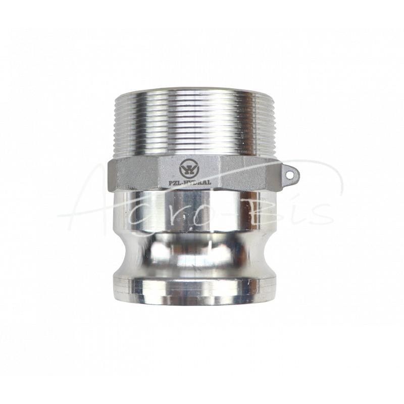 „Camlock“ jungties kištukas, F tipo, aliuminis, 2 1/2" x 63 mm, PZL HYDRAL - ZCF63H