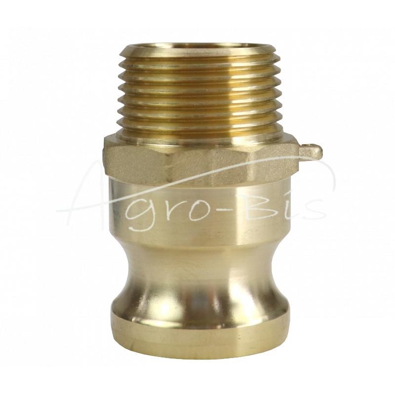 „Camlock“ jungties kištukas, F tipo, žalvaris, 1" x 25 mm, PZL HYDRAL - ZCMF25H