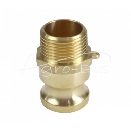 „Camlock“ jungties kištukas, F tipo, žalvaris, 1" x 25 mm, PZL HYDRAL - ZCMF25H