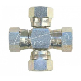 Jungtis – hidraulinė jungtis – keturių krypčių AAAA M18x1.5 12L - HS362
