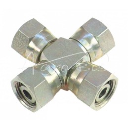 Jungtis – hidraulinė jungtis – keturių krypčių AAAA M18x1.5 12L - HS362