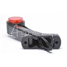 Priekinis/galinis gabaritinis žibintas W77 LED 12/24V dešinysis, atsparus vandeniui, su laidu - 646P