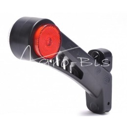 Priekinis ir galinis gabaritinis žibintas W77 LED 12/24V kairysis, atsparus vandeniui, su laidu - 646L