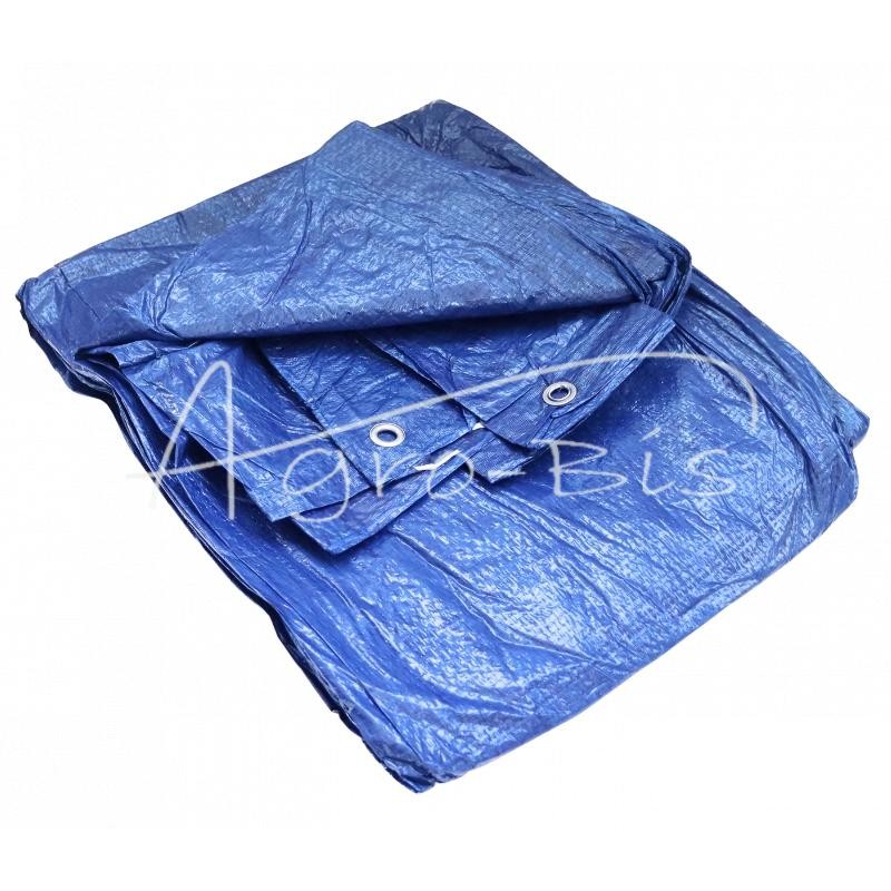 Mėlynas brezentas 5x8m, svoris 50g/m2, standartinis MOTORRA - PLA5x8N