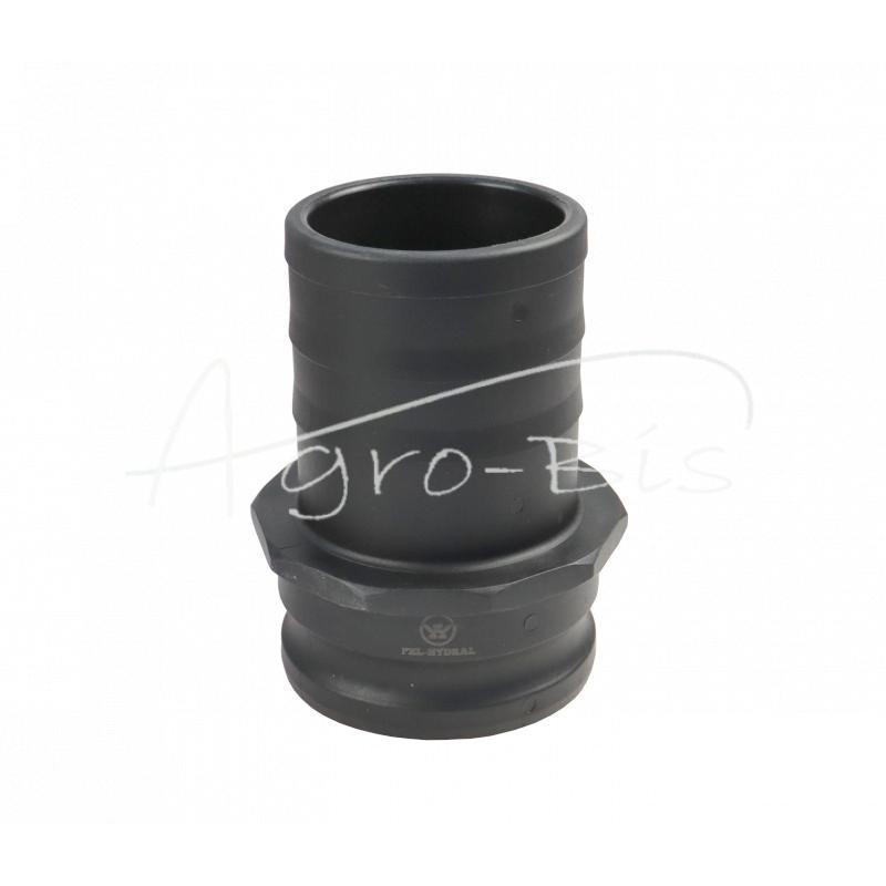 „Camlock“ jungties kištukas, E tipo, polipropilenas, PP, 4" x 101 mm, PZL HYDRAL - ZCPE101H