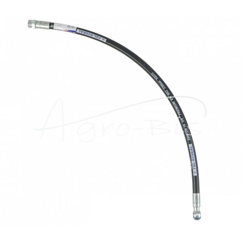 Hidraulinė žarna DN10 330bar išorinis sriegis M22x1.5 tiesi / su kilpa RNM P01 DN10 L-760mm DN10-2SN PZL-HYDRAL - BO-10-760/2SN