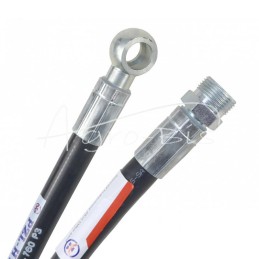 Hidraulinė žarna DN10 330bar išorinis sriegis M22x1.5 tiesi / su kilpa RNM P01 DN10 L-760mm DN10-2SN PZL-HYDRAL - BO-10-760/2SN