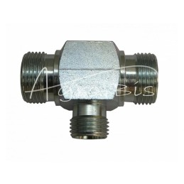 Hidraulinės jungties trišakis M22x1.5 - M16x1.5 - M22x1.5 15L/10L/15L - HS3