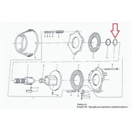 Sankabos žiedinė pavara z-224 Sipma kvadratinis presas - 522411205