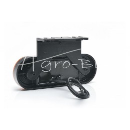 Šoninis gabaritinis žibintas su LED posūkio signalu 12V/24V atsparus vandeniui IP68 LED oranžinis neoninis su laidu - 1222
