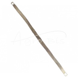 Įžeminimo vielos tinklas FI-10mm ilgio 550mm vario pynimas universalus nikeliuotas aukščiausios kokybės ELMOT - PM550PEL