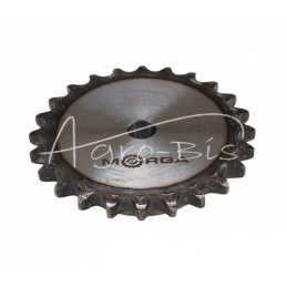 Grūdinto grandinės žvaigrio ratas su flanšu, stebule 10B-1 Z-24 išorinis skersmuo - 128,5 mm MORGA - S10B124M