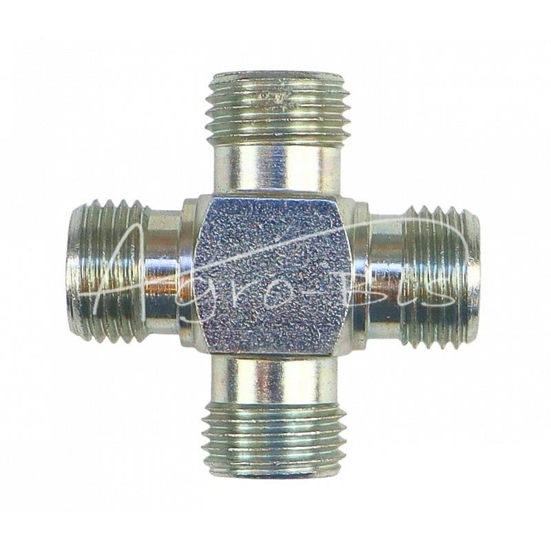 Jungtis – hidraulinė jungtis – keturių krypčių AAAA M16x1.5 10L - HS363