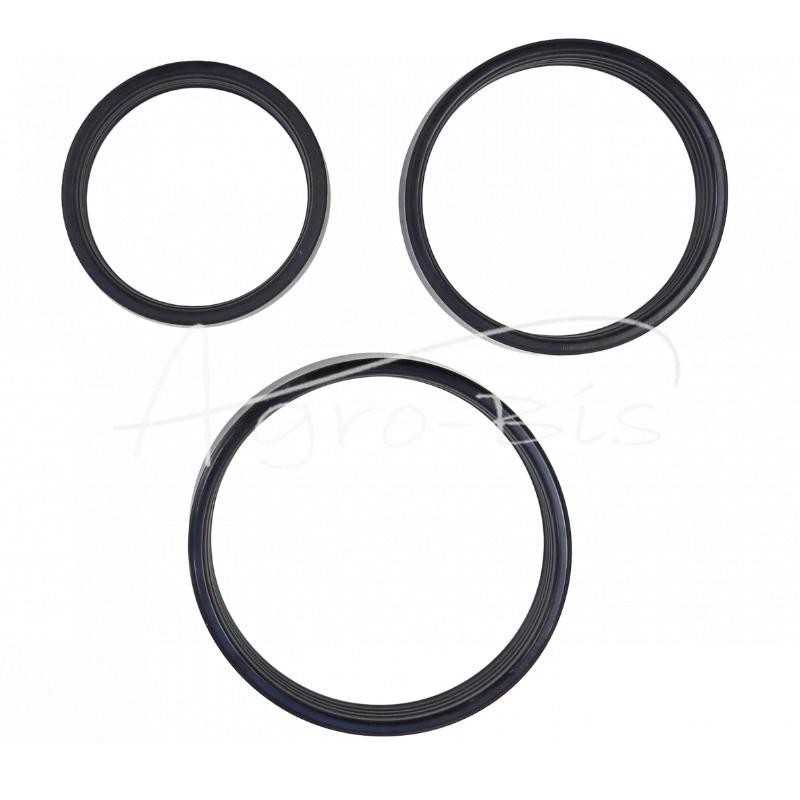 Trijų jungčių teleskopinio cilindro sandarinimo komplektas, seno tipo, HL-6T PZL-HYDRAL priekabai - K334H