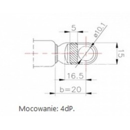 Dujinė spyruoklė-amortizatorius teleskopinis Zetor 200N 292MM - PLA21428