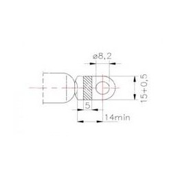 Dujinė spyruoklė-amortizatorius teleskopinis 300N 600mm - FA21197