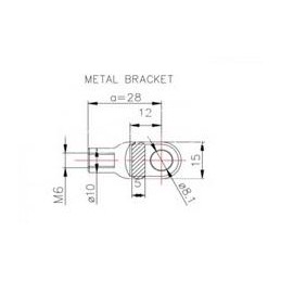 Dujinė spyruoklė-amortizatorius teleskopinis 300N 600mm - FA21197