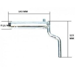 Apvertimo kaištis I kairė Fi 25 x140 45N0007000 Pronar - 45N-0007000