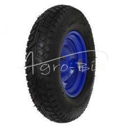 Karučio ratas 4.00-8 2PR raudono ratlankio ašis FI-20mm - A0985/WZM