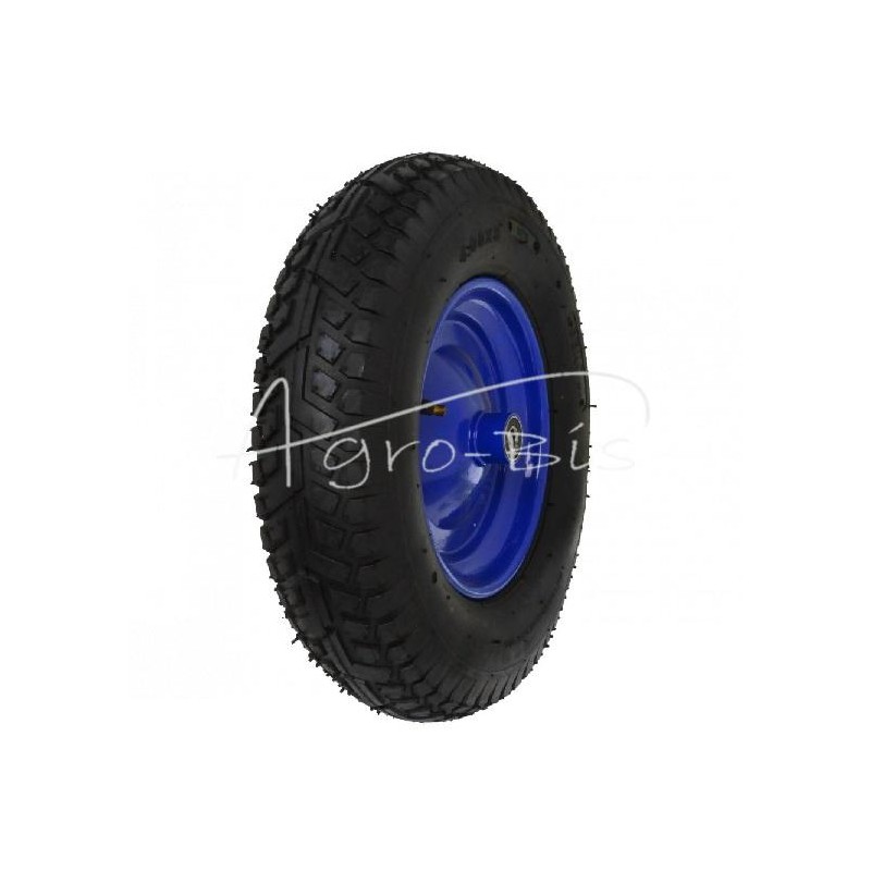 Karučio ratas 4.00-8 2PR raudono ratlankio ašis FI-20mm - A0985/WZM