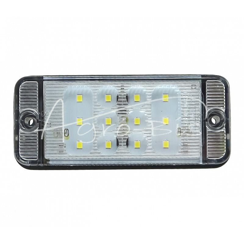 Vidaus apšvietimo lempa LW13 LED 12V/24V, atspari vandeniui, IP66/68, balta - 1465