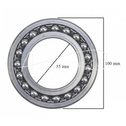 Savaime išsilyginantis rutulinis guolis 1211 K FŁT Kraśnik - 1211 K FŁT