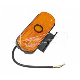 W240 12V/24V LED kombinuotas žibintas su šviesos projektavimo ant žemės funkcija, automobilio kontūras, atsparus vandeniui, šoni