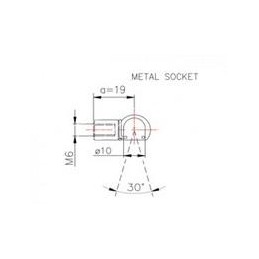 Dujinė spyruoklė-amortizatorius priekiniam stiklui teleskopinis 24821 - 82001505