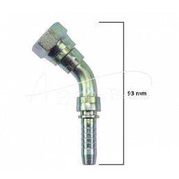 Hidraulinė jungtis - galas 45 IGJ DKJ DN10 5/8" 6046.91.1000 - 6046.91.1000