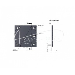 Neptun burokėlių kombaino žvaigždės formos pavarų dėžės dangtis, Lenkija - 541306066