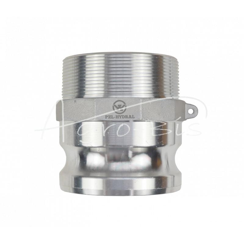 „Camlock“ jungties kištukas, F tipo, aliuminis, 3" x 76 mm, PZL HYDRAL - ZCF76H