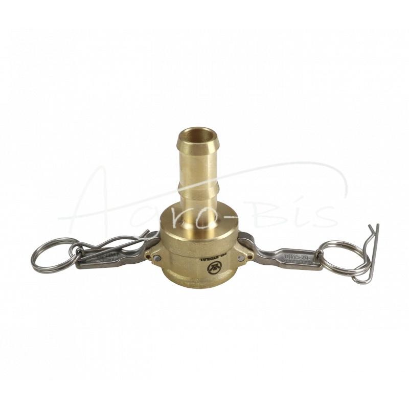 „Camlock“ jungties antgalis, C tipo, žalvaris, 3/4 colio x 19 mm, PZL HYDRAL - ZCMC19H