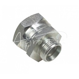 Hidraulinė jungtis - tiesi AB M45x2 - M30x2 35L/22L seno tipo kūgis be O žiedo - HS69