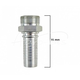 Hidraulinė jungtis - AGJ DN20 galas 1 17/16" UNF 6056.2551 - 6056.2551