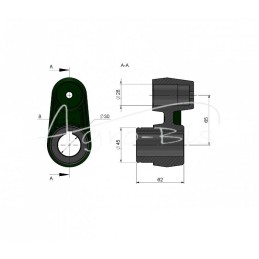 Kaltinis rotacinės vejapjovės pavaros komplektas, nepilnas Z-036 Rolmus - 503602017