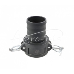 „Camlock“ jungties lizdas, C tipo, polipropilenas, PP, 3" x 76 mm, PZL HYDRAL - ZCPC76H