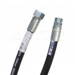 Hidraulinės žarnos sriegis M22x1.5 tiesus L-1300mm DN12-1SN 16MPa PZL HYDRAL - AB-13-1300/1SNH