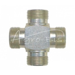 Jungtis – hidraulinė jungtis – keturių krypčių M22x1.5 15L - PN-149 M22*1,5 15L