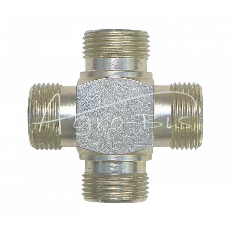 Jungtis – hidraulinė jungtis – keturių krypčių M22x1.5 15L - PN-149 M22*1,5 15L