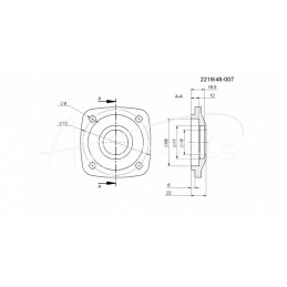 Mažas reduktoriaus dangtelis Rolmus mėšlo kratytuvui - 221948007