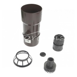 Lietaus vandens surinktuvas 90 mm, rudas - 62-202