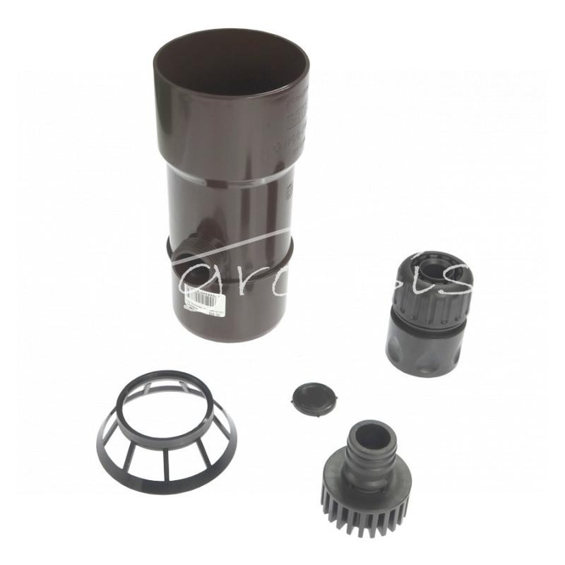 Lietaus vandens surinktuvas 90 mm, rudas - 62-202