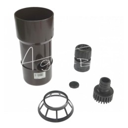 Lietaus vandens surinktuvas 90 mm, rudas - 62-202