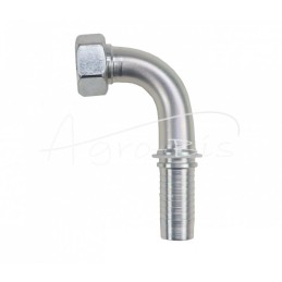 Metrinis kampinis sriegis su užspaudžiamu galu DKOL 90° DN25 28L M36x2 Premium HYDRAL - DKOL90DN25M36x2H