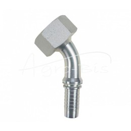 Hidraulinė jungtis DKOS 45° DN20 25S M36x2 sunki Premium HYDRAL - DKOS45DN20M36x2H